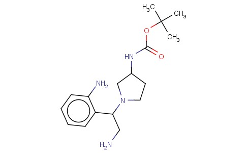 3-N-BOC-AMINO-1-[2-AMINO-1-(2-AMINO-PHENYL)-ETHYL]-PYRROLIDINE
